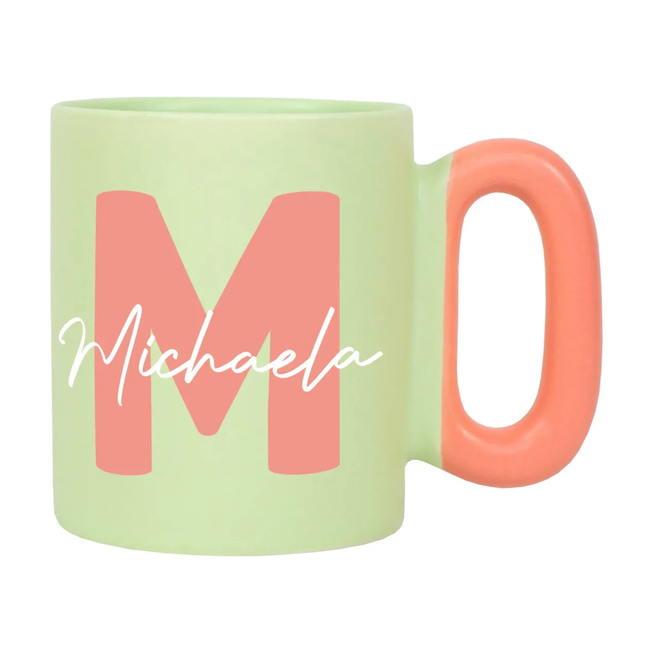 Personalisierte Tasse mit Initiale & Name | Bunter Porzellan Kaffeebecher von Ritzenhoff & Breker