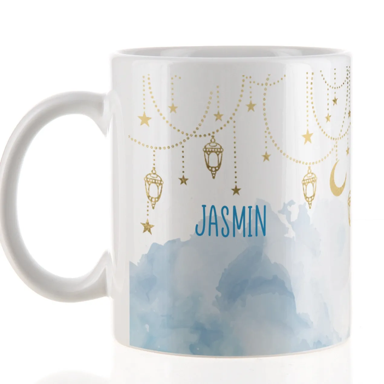 Personalisierte Tasse – Ramadan Geschenk mit Laternen & Mondsichel