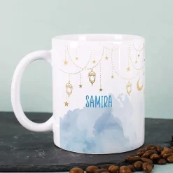 Personalisierte Tasse – Ramadan Geschenk mit Laternen & Mondsichel