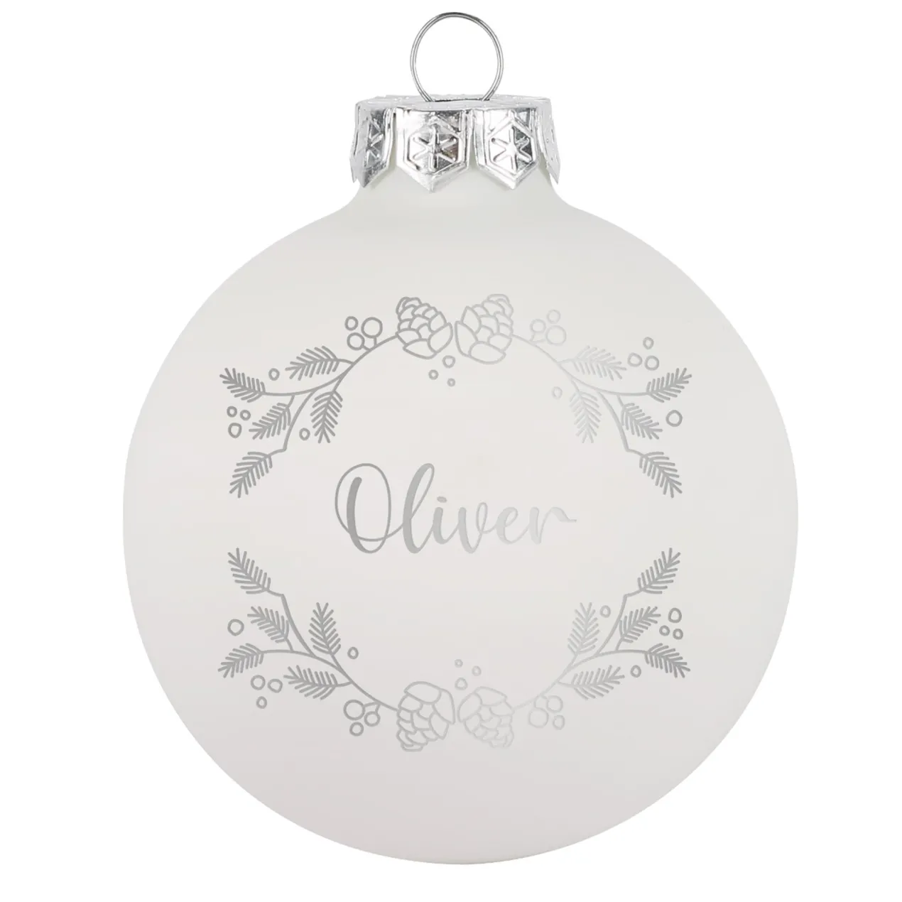 Personalisierte Weihnachtskugeln mit Name | Weihnachtsbaumkugeln & Christbaumkugeln mit Farbauswahl