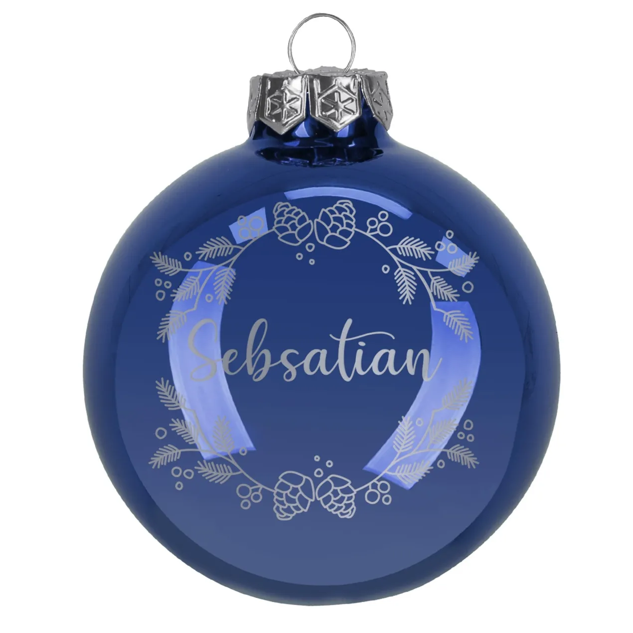 Personalisierte Weihnachtskugeln mit Name | Weihnachtsbaumkugeln & Christbaumkugeln mit Farbauswahl