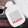Personalisierte Wärmflasche als Geschenk zum Muttertag | Mama Motiv