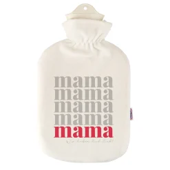 Personalisierte Wärmflasche als Geschenk zum Muttertag | Mama Motiv