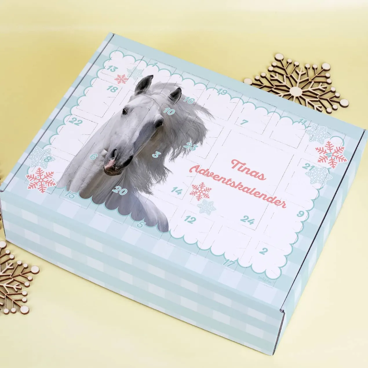 Pferde Adventskalender zum Selbstbefüllen