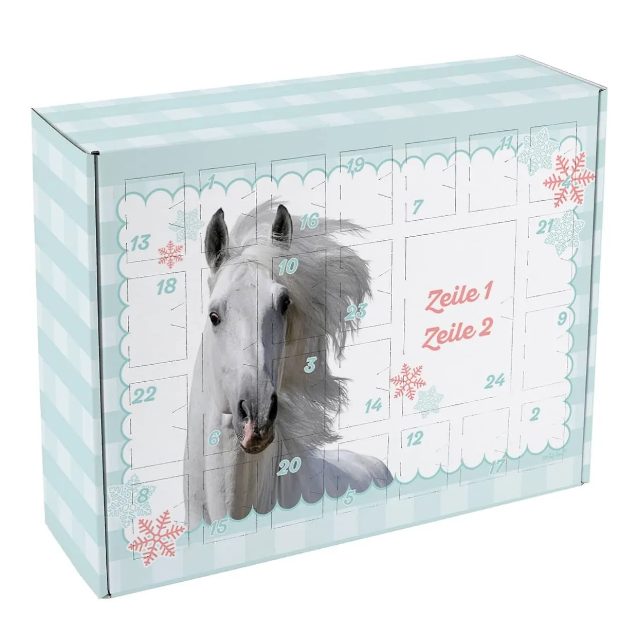 Pferde Adventskalender zum Selbstbefüllen