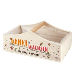 Pflanzkorb für Erzieher - Danke, dass du uns beim Wachsen geholfen hast!
