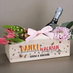 Pflanzkorb für Erzieher - Danke, dass du uns beim Wachsen geholfen hast!