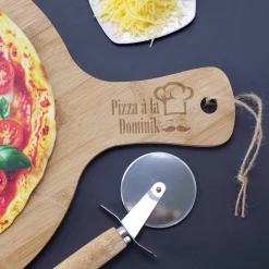 Pizzabrett - Kochmütze- mit individueller Wunschgravur