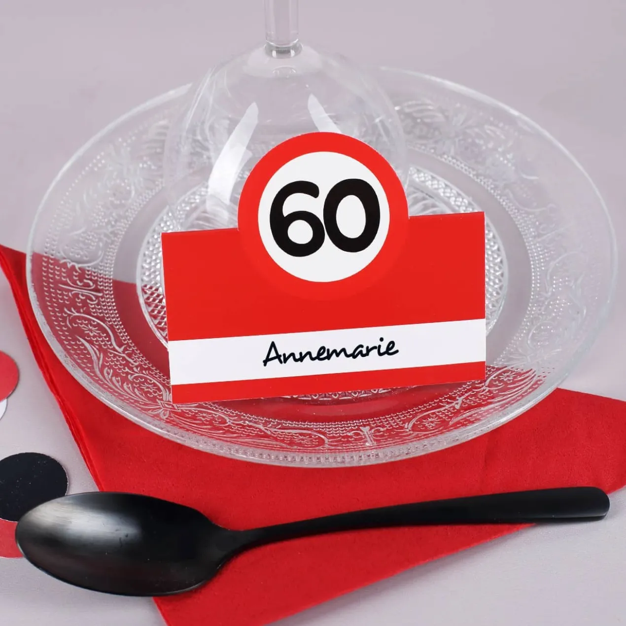Platzkarten für den 60. Geburtstag