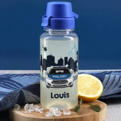 Polizei - Trinkflasche mit Name 0,4 L