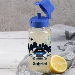 Polizei - Trinkflasche mit Name 0,4 L