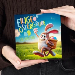 Pralinenbox "Eilige Ostergrüße" mit Wunschtext 100g Lindt Pralinen zum Osterfest