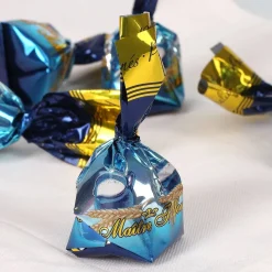 Pralinenherz zum Zuckerfest mit Wunschtext | Eid Mubarak Pralinen | 2 Sorten & Farbauswahl