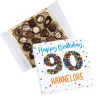 Pralinen zum 90. Geburtstag von Lindt mit Namensaufdruck