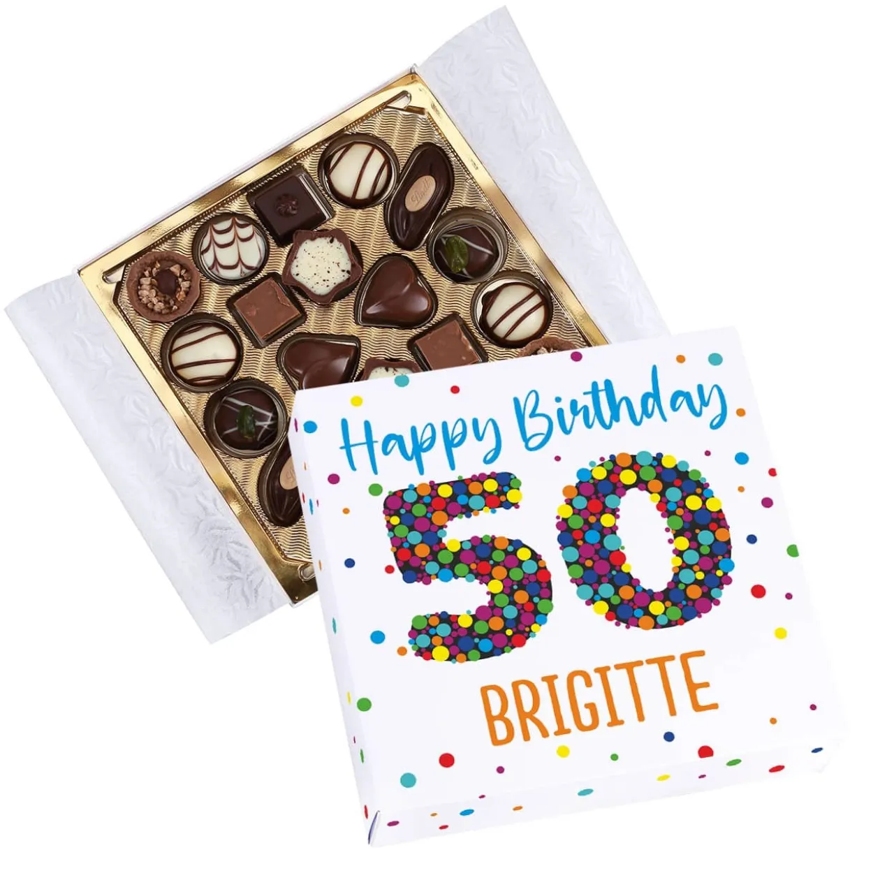 Pralinen zum 50. Geburtstag von Lindt