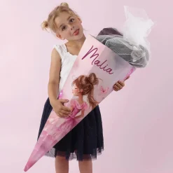 Prinzessinnen Schultüte mit Wunschname bedruckt