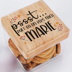 Pssst... ruft da ein Keks nach dir - Plätzchenglas mit Name in 4 Größen
