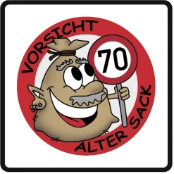 PVC-Banner - Alter Sack - Geburtstagsdekoration