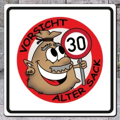PVC-Banner - Alter Sack - Geburtstagsdekoration