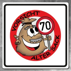 PVC-Banner - Alter Sack - Geburtstagsdekoration