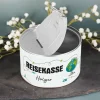 Reisekasse - Spardose zum Aufreißen mit Namensaufdruck