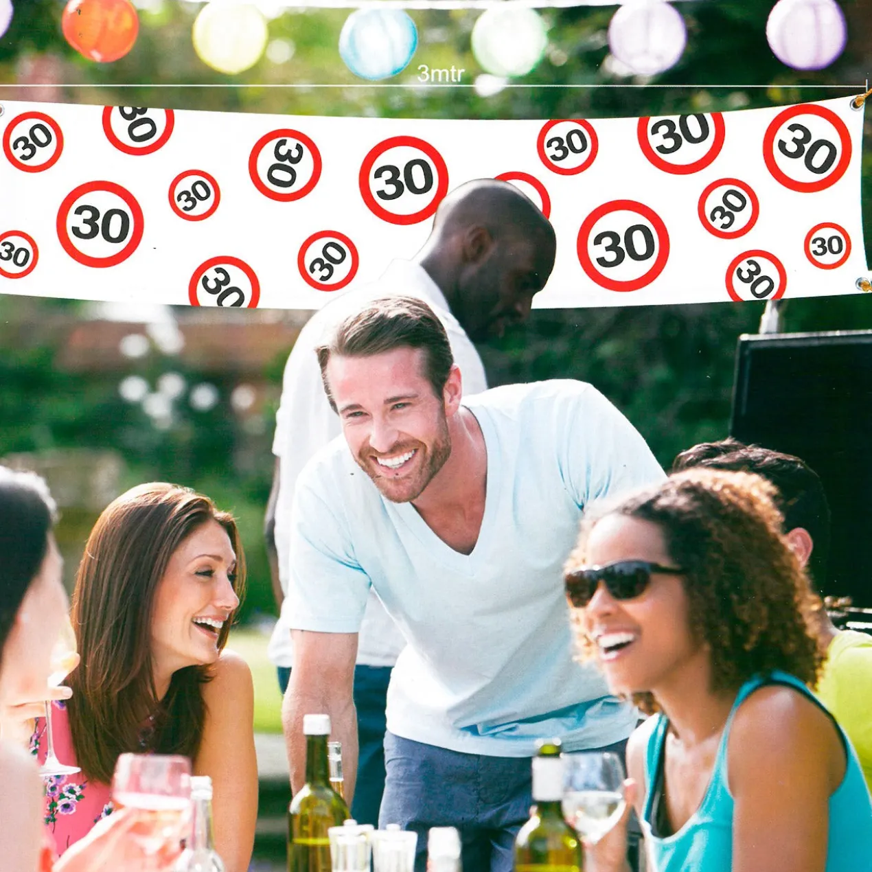 Riesen - Deko - Banner zum 30. Geburtstag