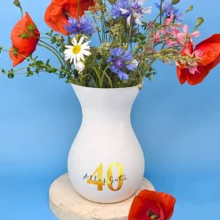 Ritzenhoff Vase zum Geburtstag personalisiert mit Name & Alter | 3 Farben zur Auswahl