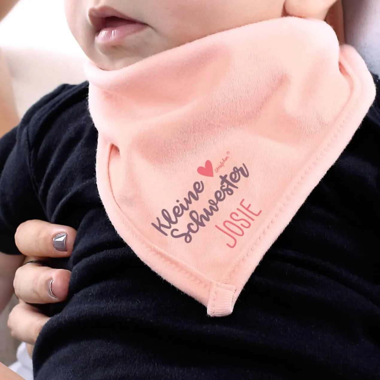 Rosa Halstuch Kleine / Große Schwester