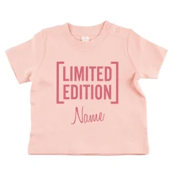 Rosa T-Shirt für Babys Limited Edition mit Name