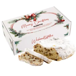 Rosinenstollen in persönlicher Geschenkbox, 1000g