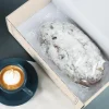 Rosinenstollen nach Thüringer Rezeptur in festlicher Geschenkbox mit Name & Wunschtext, 1000g
