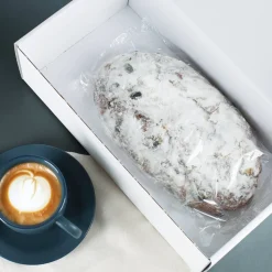 Rosinenstollen nach Thüringer Rezeptur mit personalisierter Geschenkverpackung