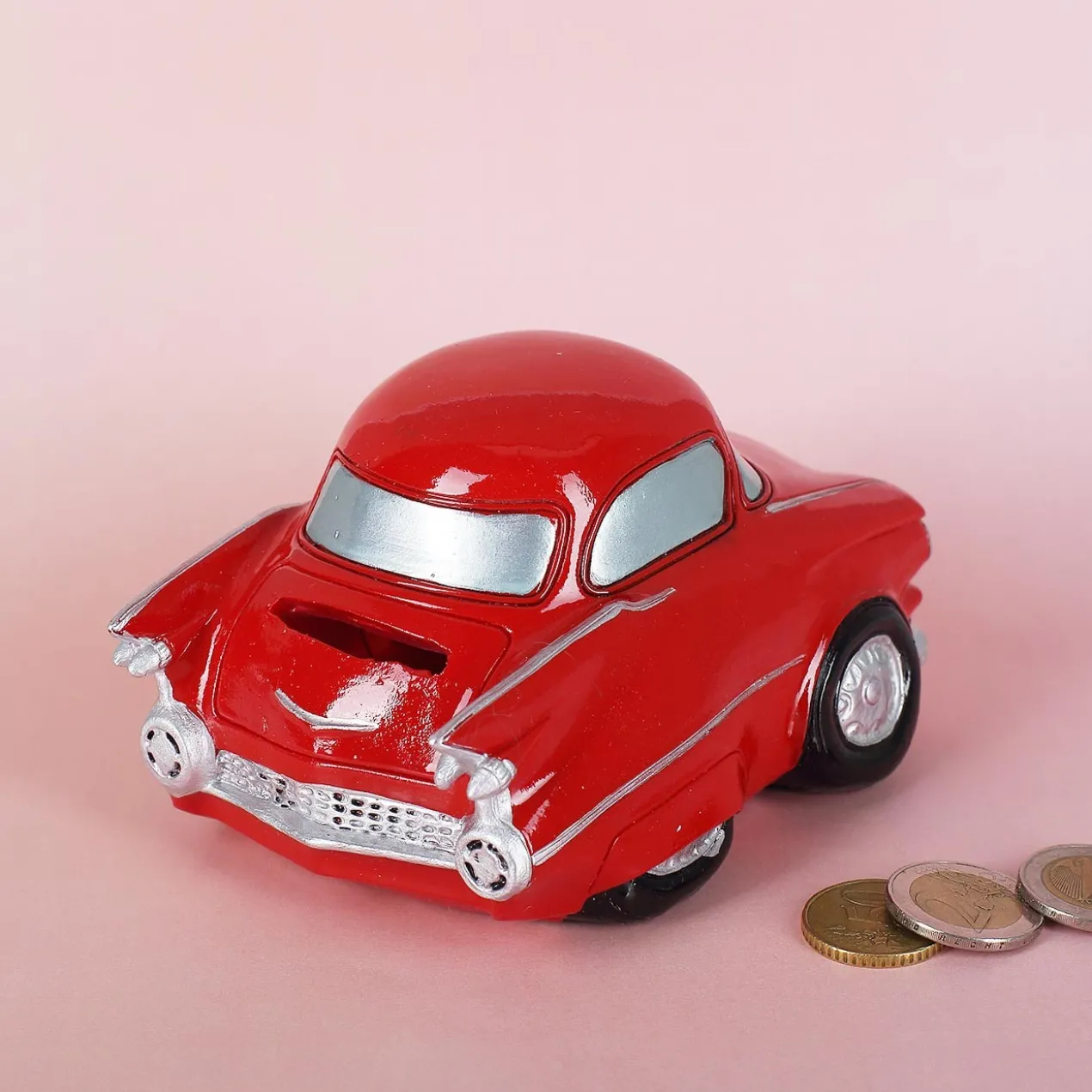 Rote Spardose Oldtimer - American Style