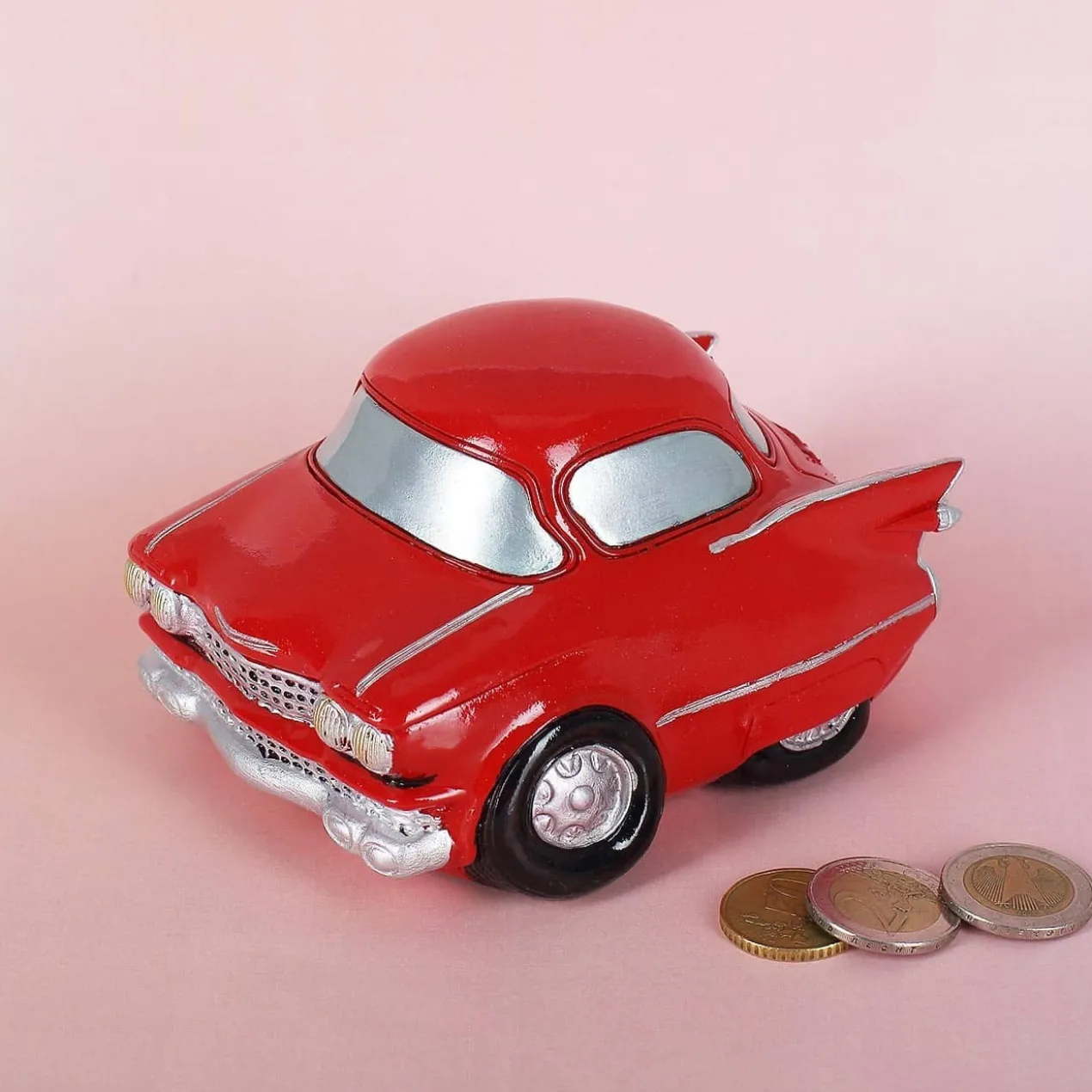 Rote Spardose Oldtimer - American Style