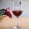 Rotweinglas Weinrebe mit Namensgravur
