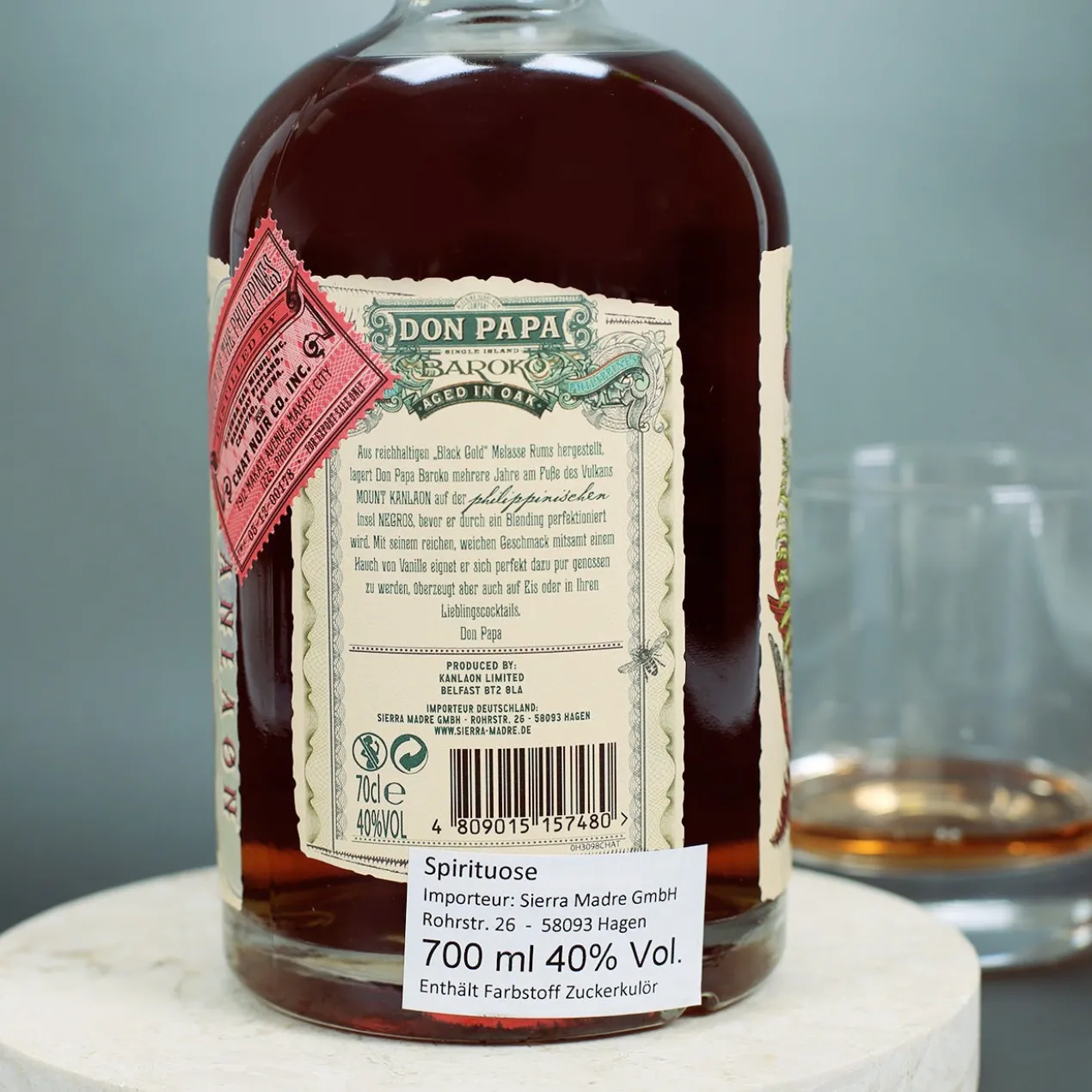 Rum Don Papa Baroko 40% Vol. 700ml