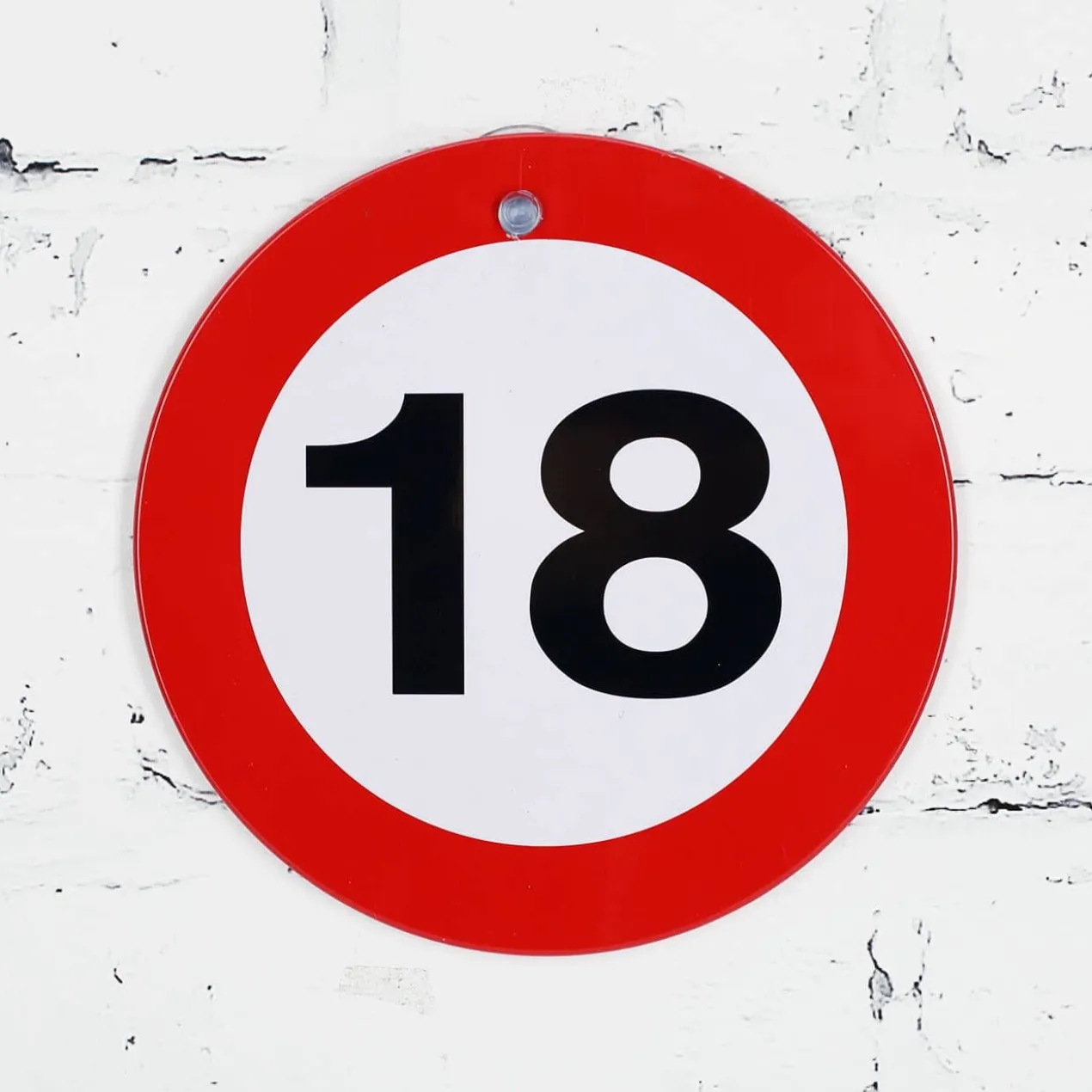 Rundes Verkehrsschild - 18