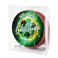 Salami Kabeltrommel für Fußballer zum Geburtstag