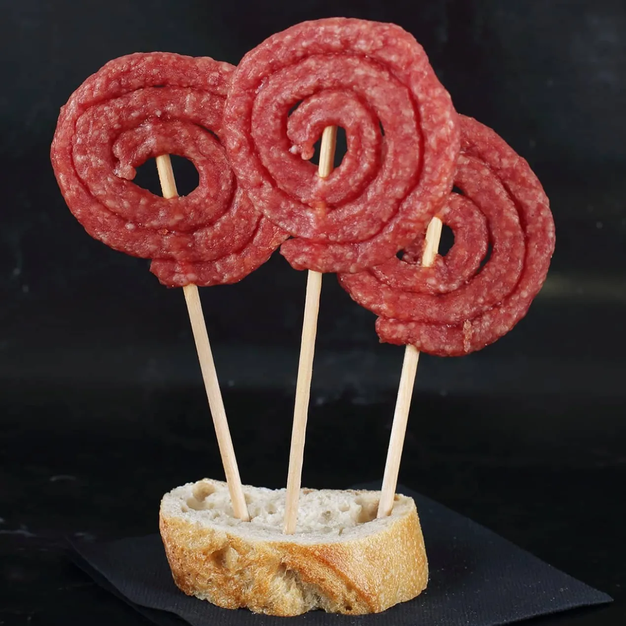 Salami Snack als Ostergeschenk für Männer