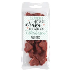 Salami Snack zu Ostern für Männer mit Ihrem Text