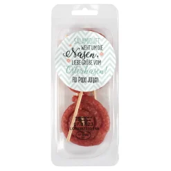 Salami Snack zu Ostern für Männer mit Ihrem Text