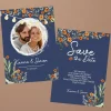 Save the Date Karte mit Foto und modernem Motiv