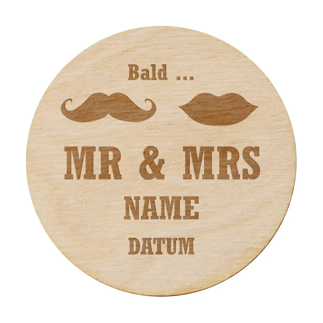 Save the Date Magnete im 5er Set - Bald Mr und Mrs