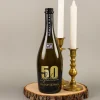 Scavi & Ray gravierte Prosecco Flasche zur Goldenen Hochzeit mit Namensgravur