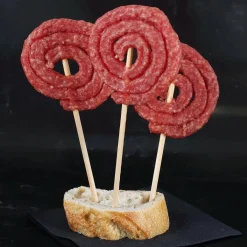 Scharfes Alter - Salami-Snack zum Geburtstag mit Name und Alter bedruckt