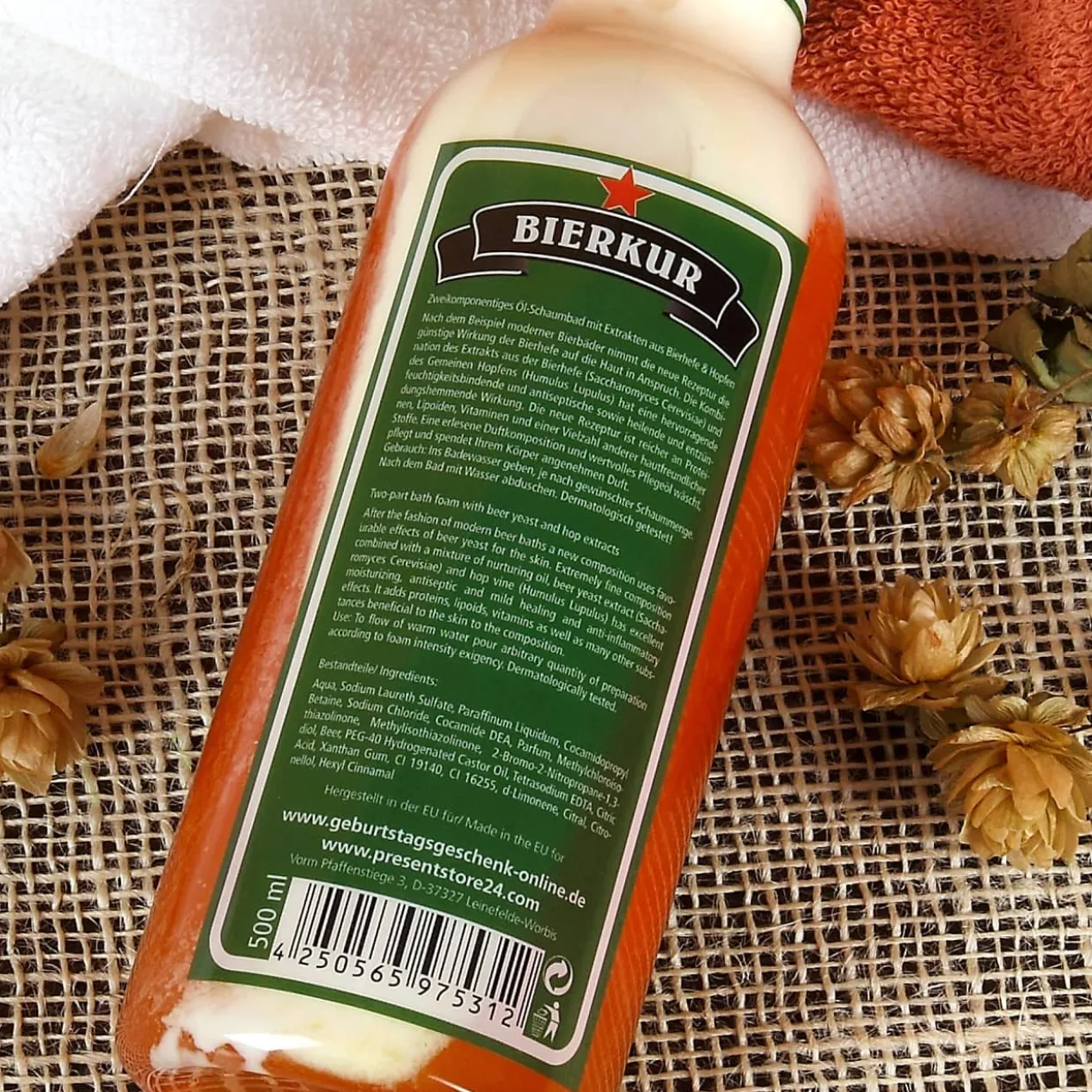 Schaumbad Bierkur