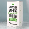 Scheiß auf Vatertag Papa, du bist jeden Tag der Beste! - Geschenkbox zum Vatertag