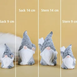 Schlafmützen-Nikolaus - in 2 Designs und 2 Größen