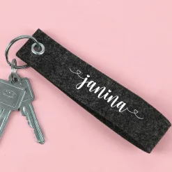 Schlüsselanhänger mit Namensaufdruck