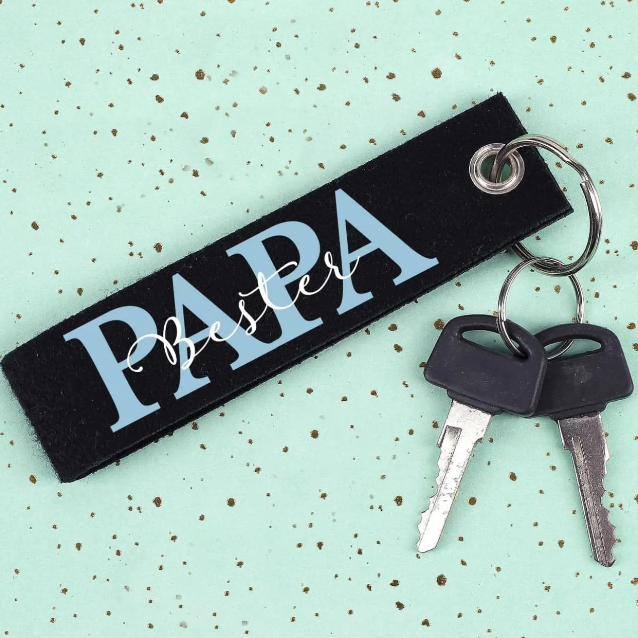 Schlüsselanhänger - PAPA - mit den Namen der Kinder